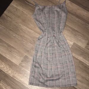 Plaid mini dress